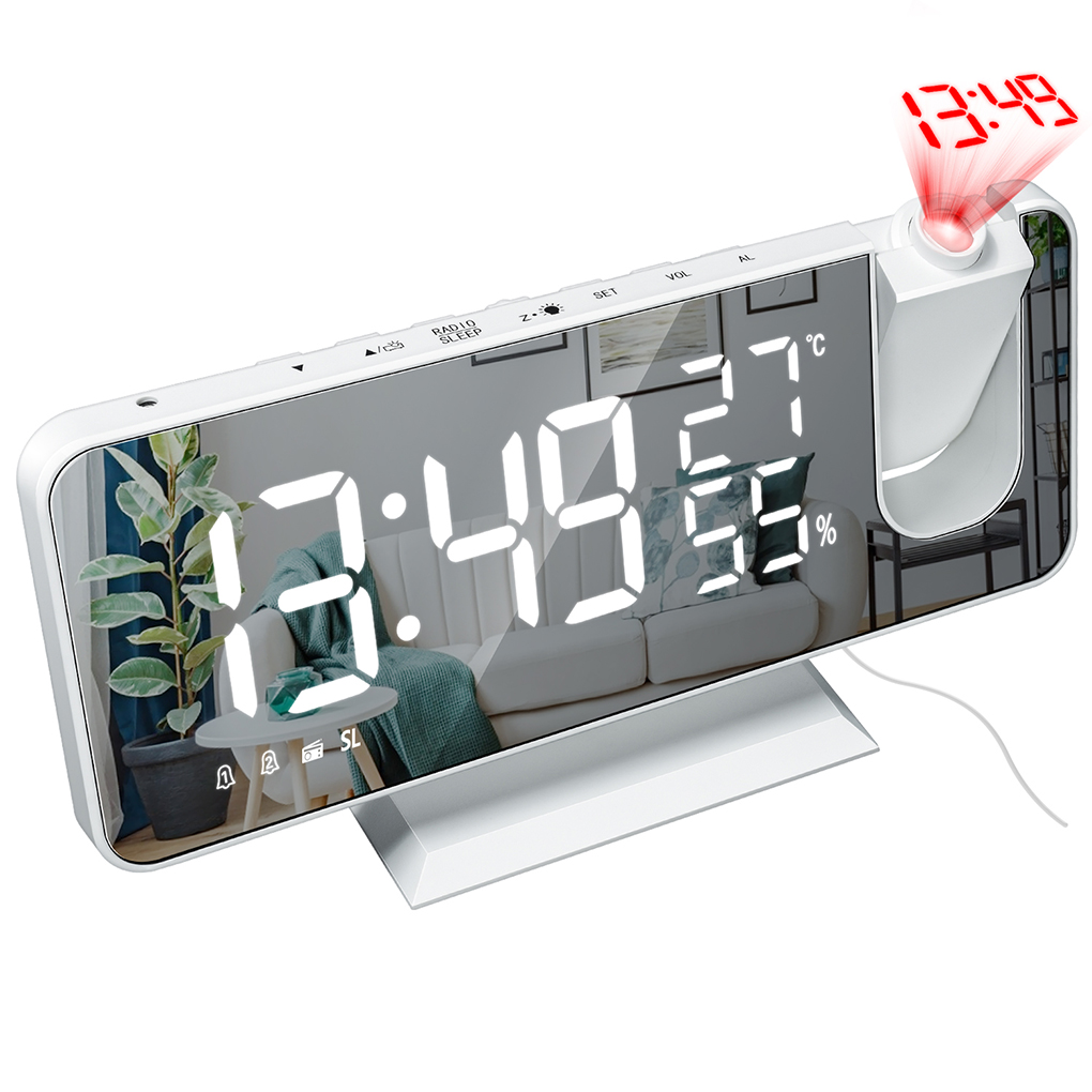 Thermometer Digital - Цифровые часы с термометром, гигрометром, проектором,