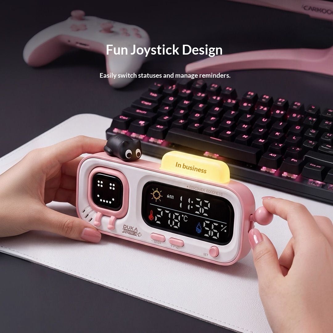 Умные настольные часы DUKA MOO – обзор и цена Thermometer Digital