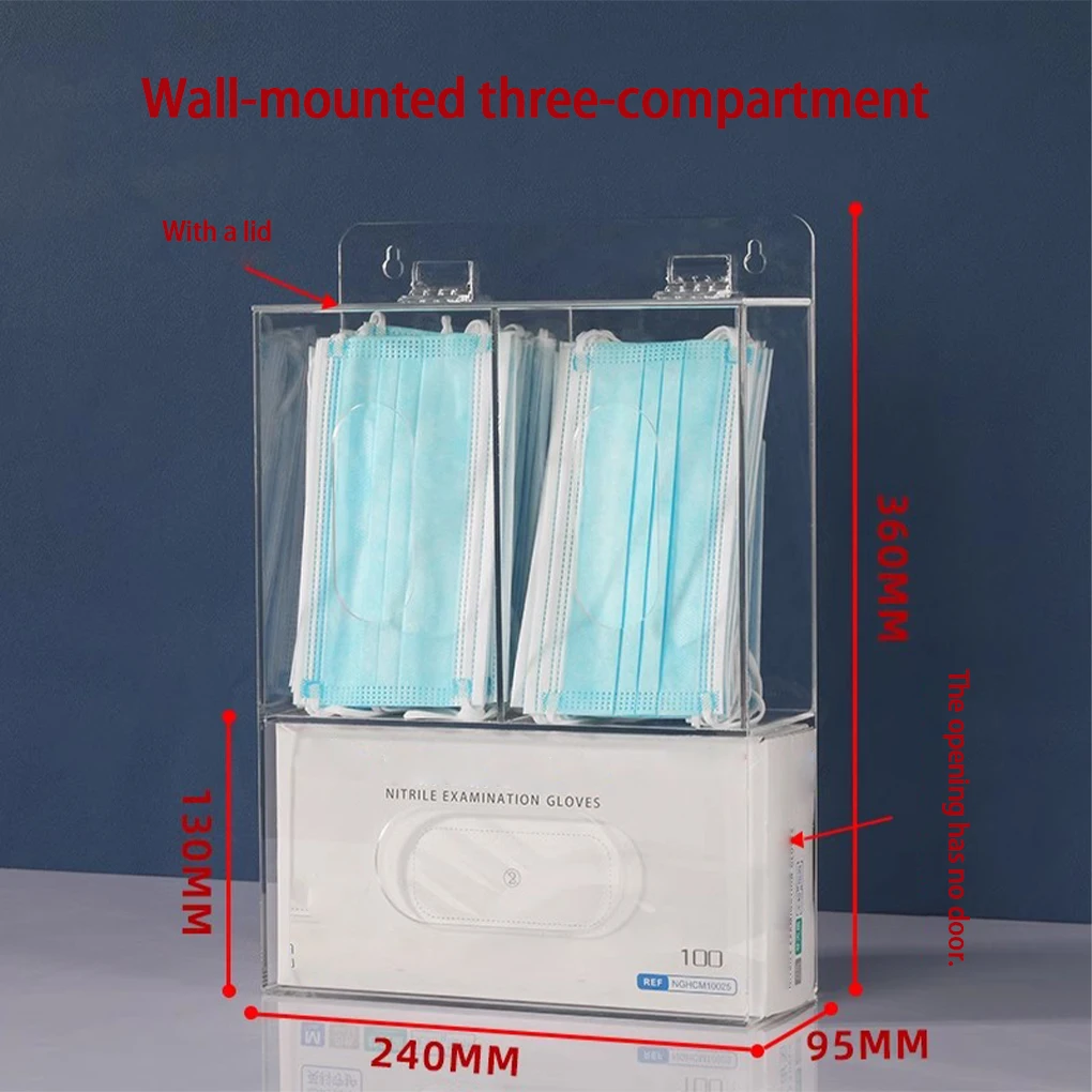 Настенный акриловый диспенсер  – обзор и цена Medical Gloves