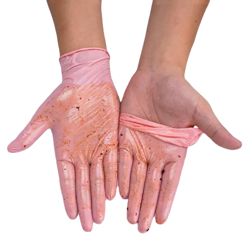 50/100 шт. розовые нитриловые  – обзор и цена Medical Gloves