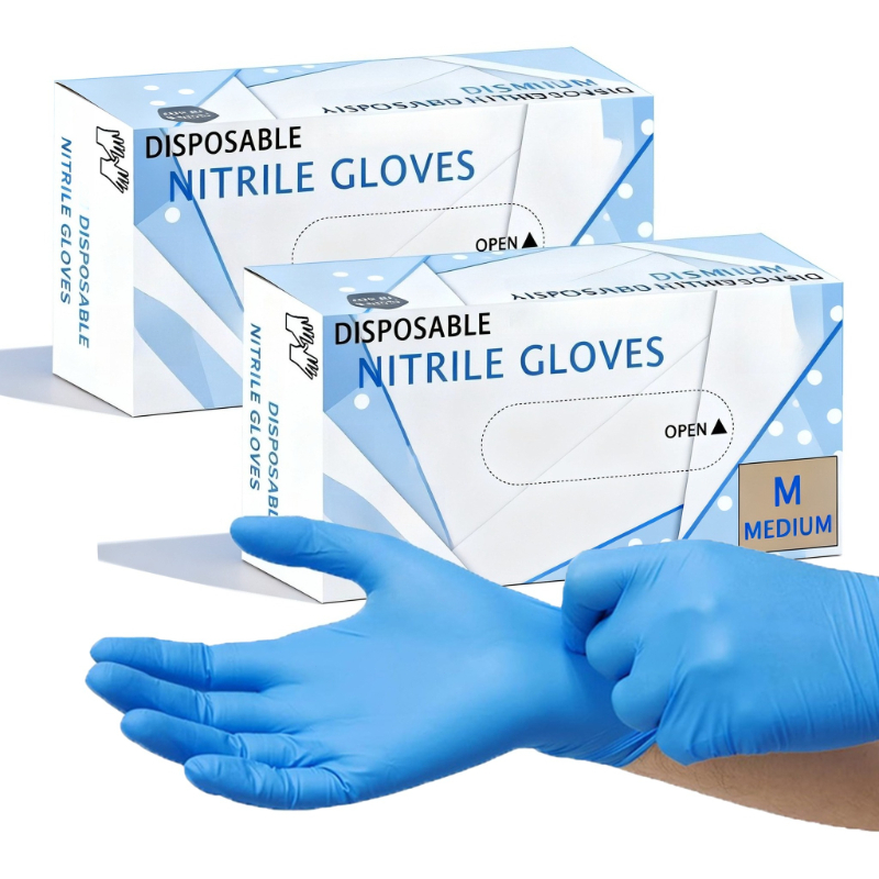 10-100 шт. синие нитриловые пе – обзор и цена Medical Gloves